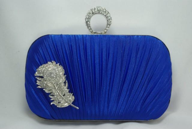royal blue handbags clutches