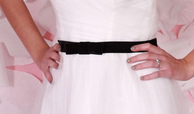 black velvet sash belt