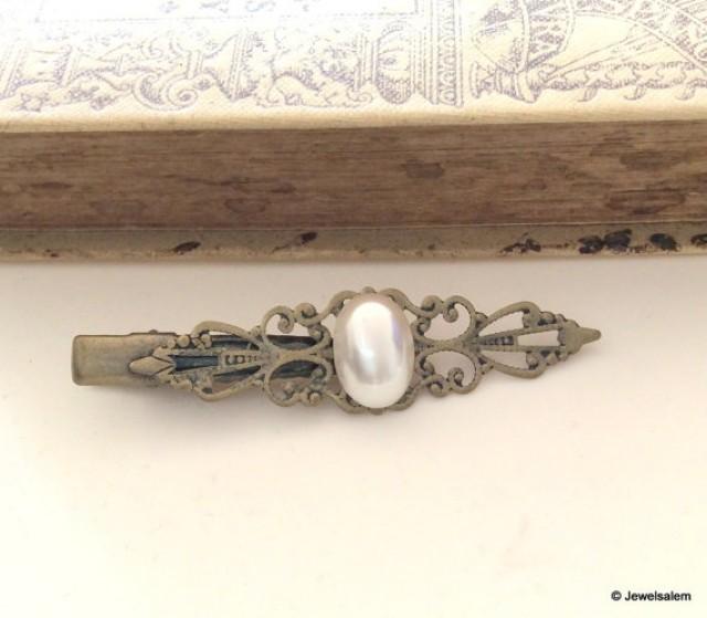 Pearl Hair Clip Vintage Style Wedding Bridesmaids Gift Hair Pin