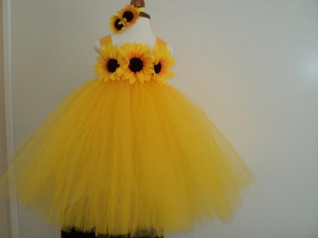 sunflower tutu for baby