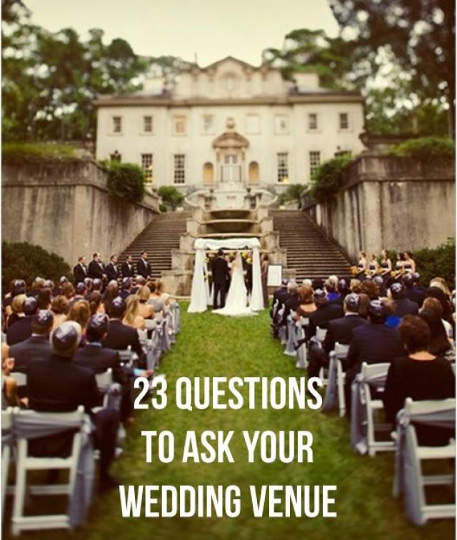 Ideas 23 Questions To Ask Your Wedding Venue 2273197 Weddbook