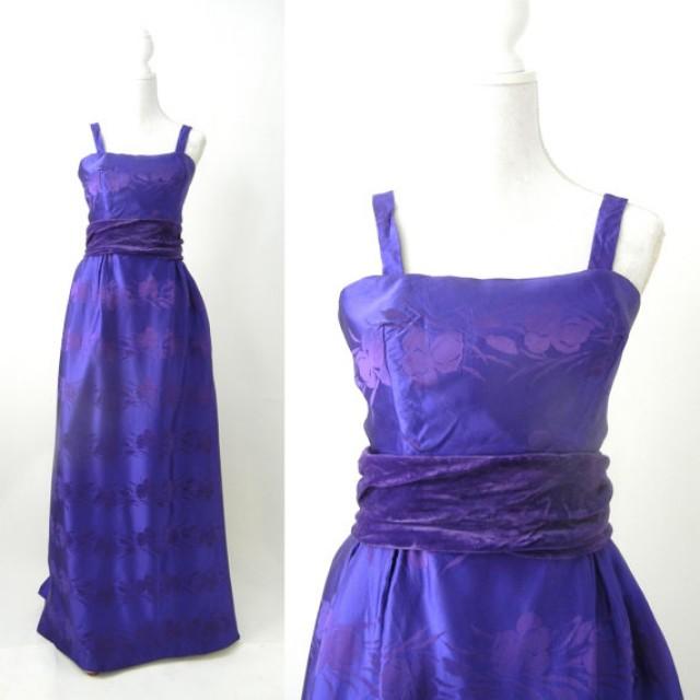 purple gown
