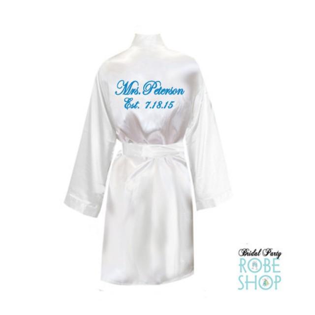 bride customized robe