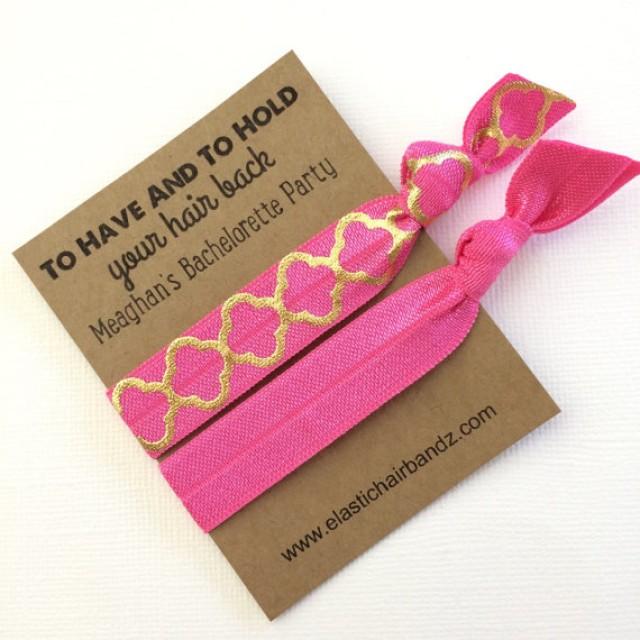 Custom Bachelorette Party Favors Gold Quarter Foil Print