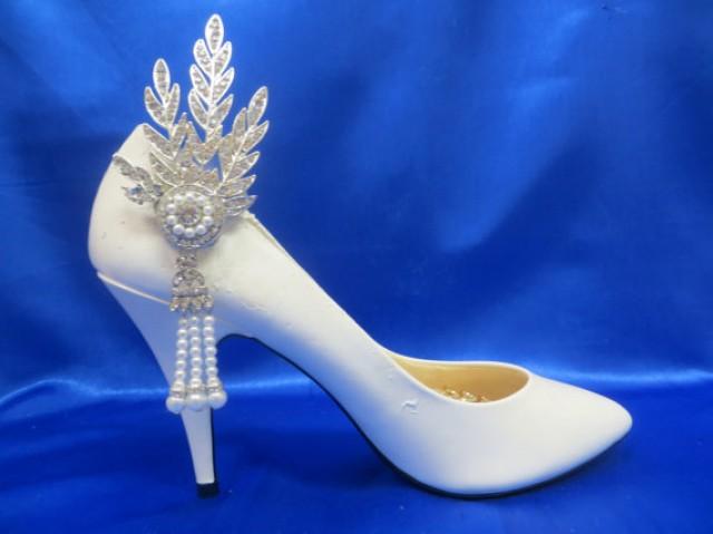 silver flapper shoes