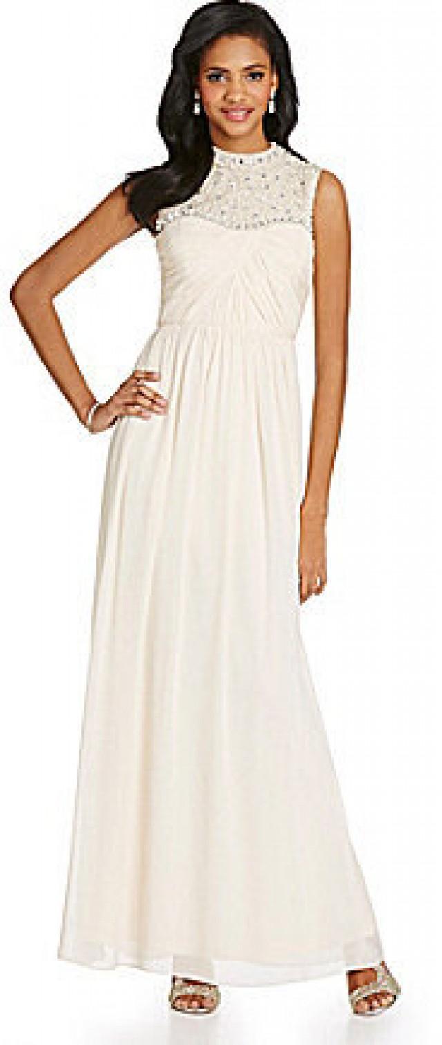 Hailey By Adrianna Papell BeadEmbellished Chiffon Gown 2278339 Weddbook