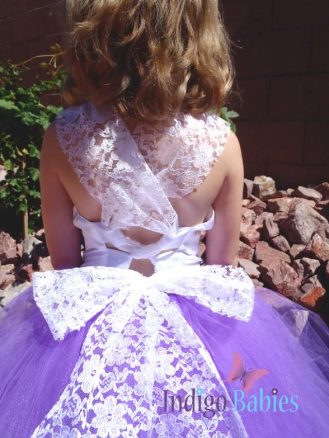 Flower Girl Dress, Weddings, Flowergirl Dresses, Tutu Dress, Lavender