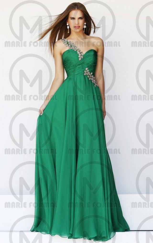 Elegant One Shoulder Green Formal Dresses,cheap Green Dress Australia 2280681 Weddbook