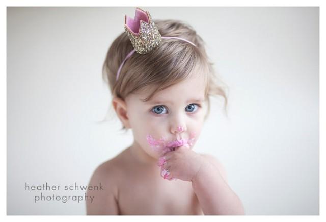 birthday headband for baby