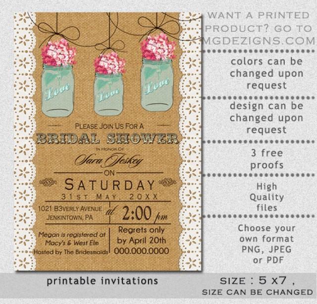 Bridal Shower Invitation Template Free Printable from s3.weddbook.me