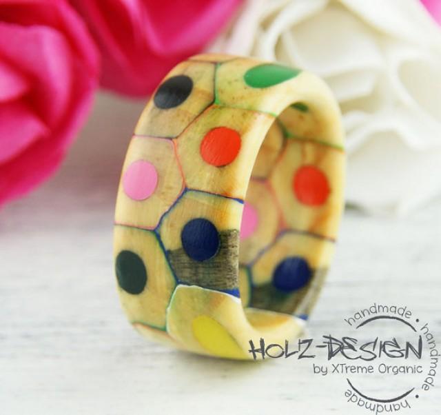 Upcycling Pencil Ring Color Rings Partnerring Weddingring Natural Jewelry Engagement Friendship Woodring 2285236 Weddbook