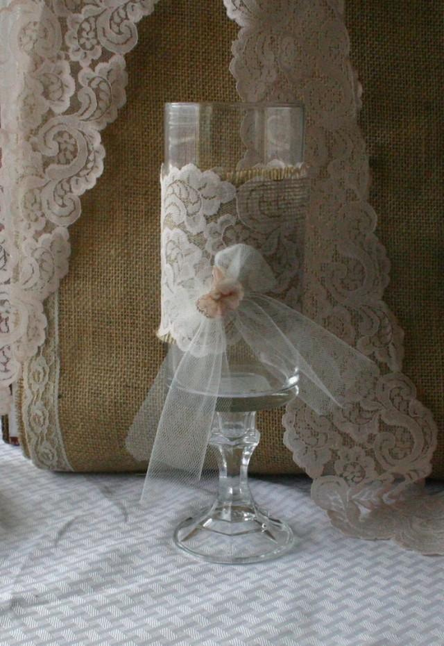 Lace Wedding Burlap And Lace 2285519 Weddbook