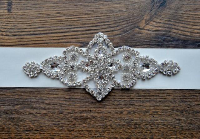 Bridal Rhinestone Sash