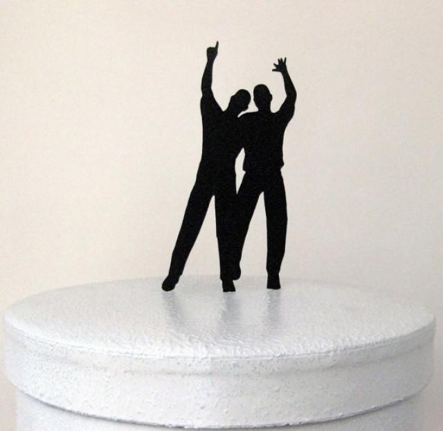 Gay wedding cake topper