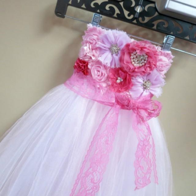over the top flower girl dresses