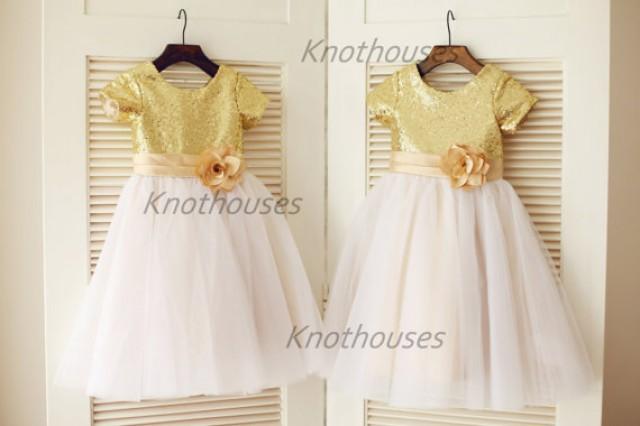 childrens yellow bridesmaid dresses