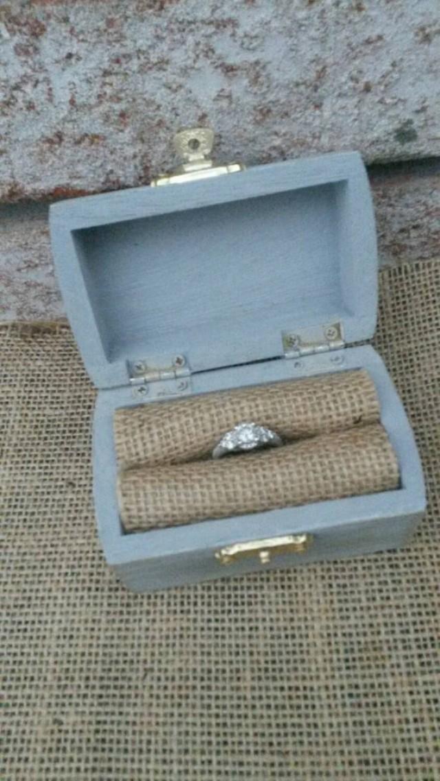 Rustic Ring Box Ring Bearer Box Rustic Wedding Decor Wedding