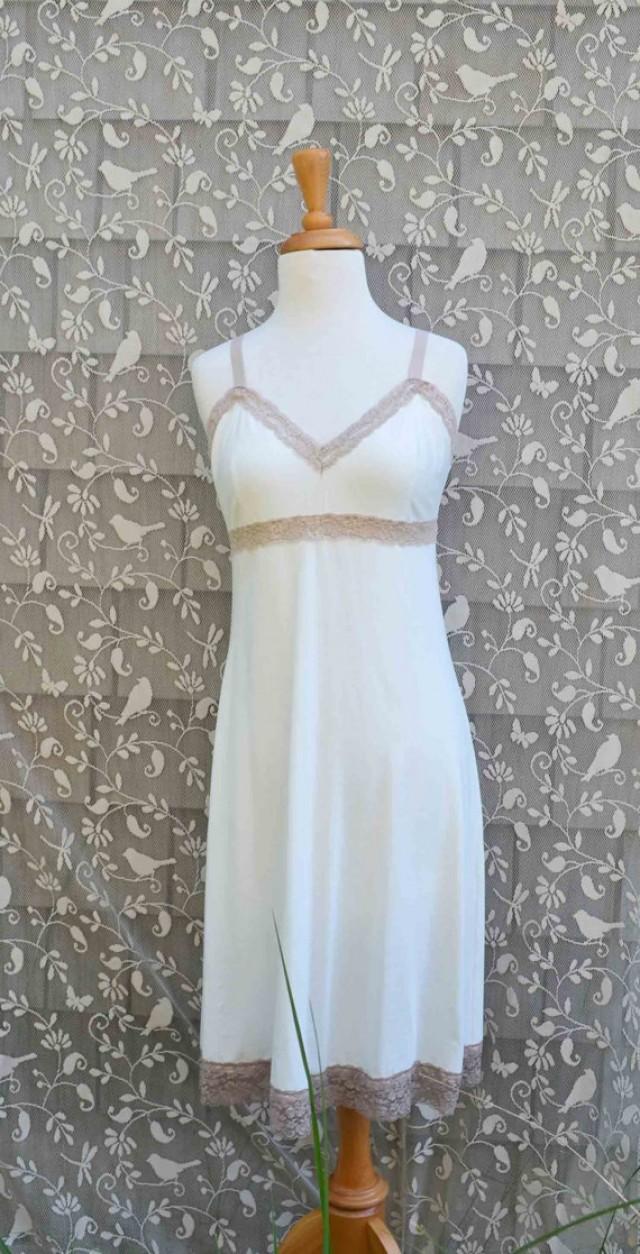white bridal nightie