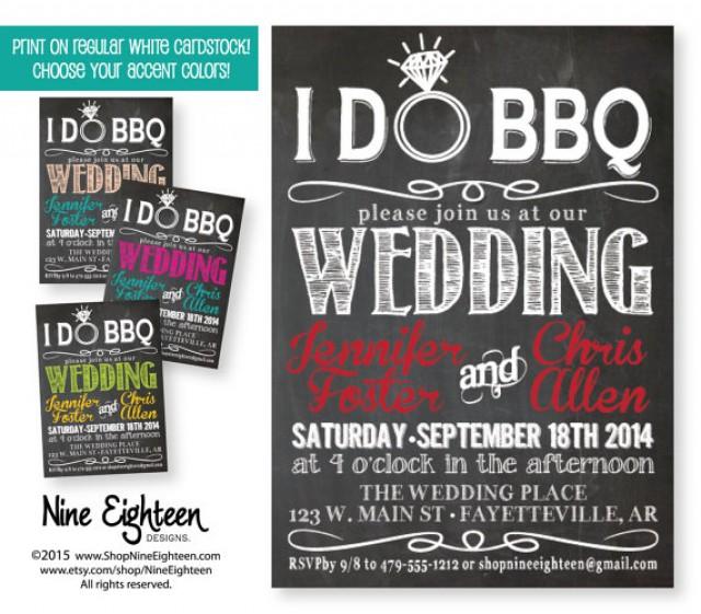 i-do-bbq-wedding-invitation-chalkboard-look-choose-colors-custom
