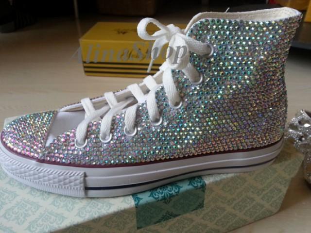 converse crystal shoes