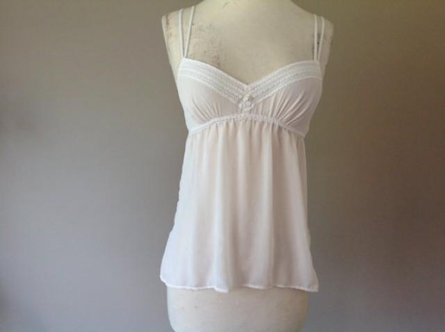 white bridal nightie