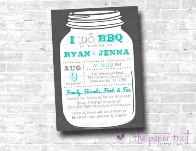 I Do BBQ Invitation Wedding Shower Chalkboard Mason Jar Invitation i-do-bbq-invitation-wedding-shower-chalkboard-mason-jar-invitation