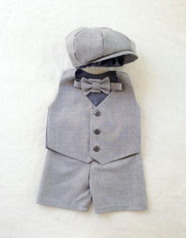 baby boy grey suit
