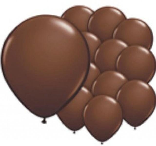 Chocolate Brown Balloons 11 Inch, Brown Balloon Bouquet, Brown Wedding