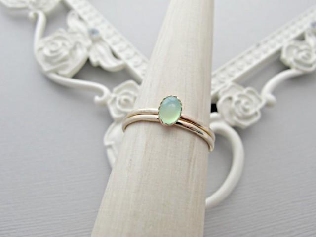 minimalist gold ring set