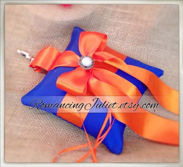 Elite Satin Pet Ring Bearer Pillow With Lovely Pearl Accent