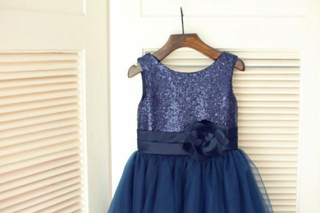 navy blue childrens bridesmaid dresses