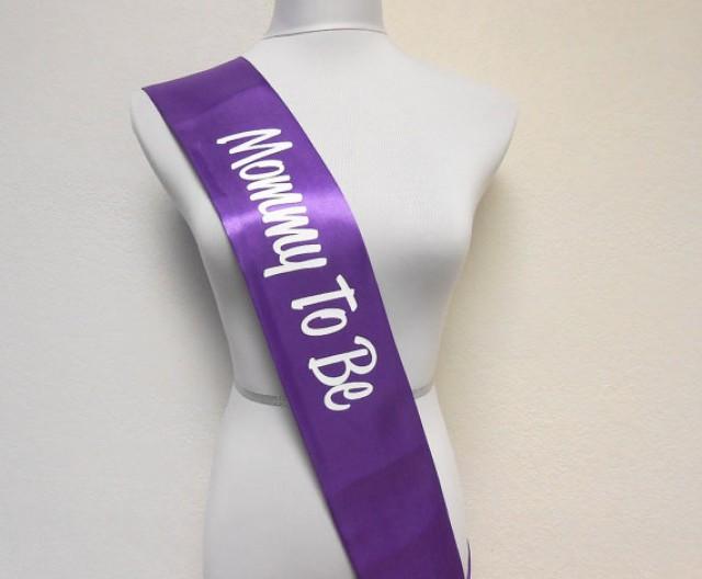 Mommy To Be Sash Satin Sash Mommy To Be Satin Sash Baby Shower