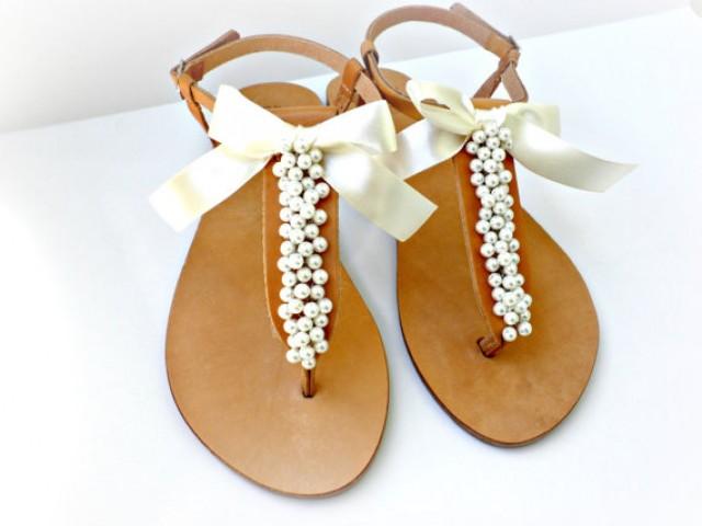 ivory dress sandals wedding