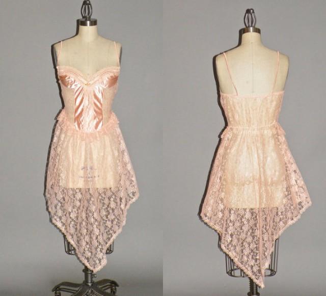 andrea handkerchief hem lace dress