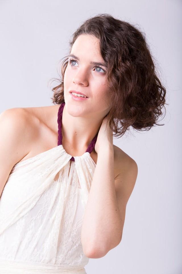 Neck Tie For Wedding Dress, Necklace For Bridal Gown, Convertible