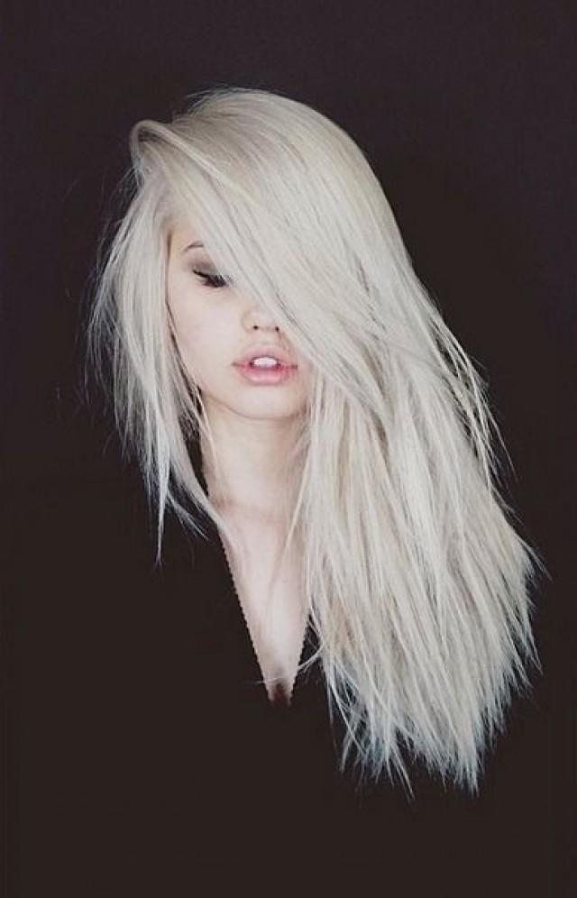 long platinum blonde hair tumblr