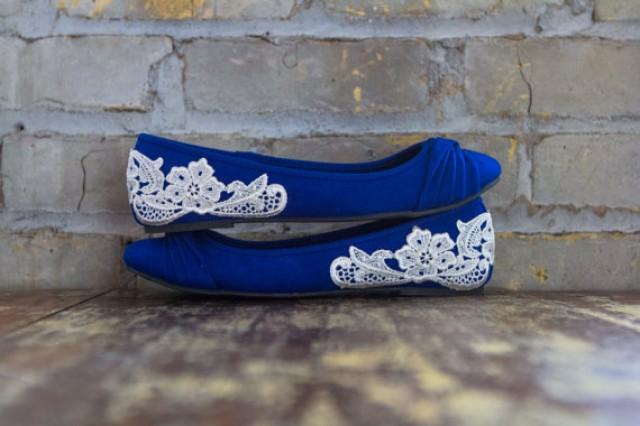 cobalt wedding shoes