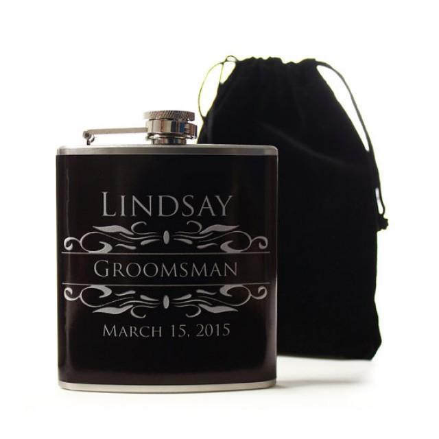 Flasks For Your Groomsmen, Custom Flasks For Your Wedding Party