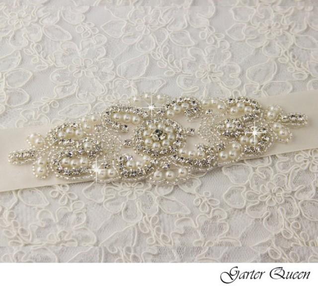 Bridal Sash Bridal Belt Wedding Sash Satin Ribbon With Crystal And Rhinestone Beaded 0180