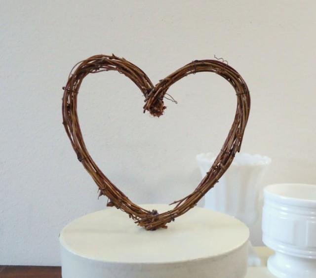 Wedding Cake Topper 6 Rustic Grapevine Heart 2308661 Wedding Cake Topper 6 Rustic Grapevine Heart 2308661