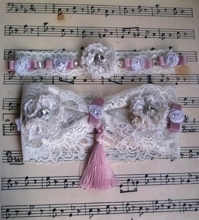 Wedding Leg Garter, Wedding Accessoaries, Bridal Garter Set, Bridal