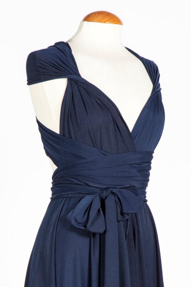 navy blue bridesmaid dresses short