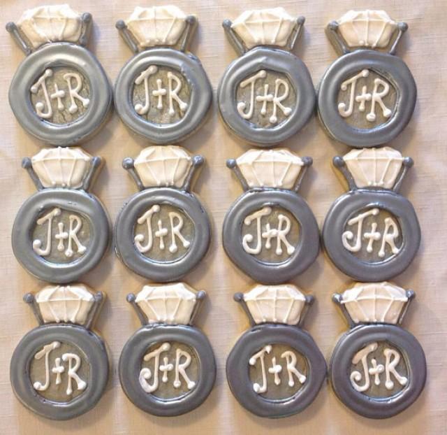 Engagement Party Ring Sugar Cookie Favors 2309864 Weddbook