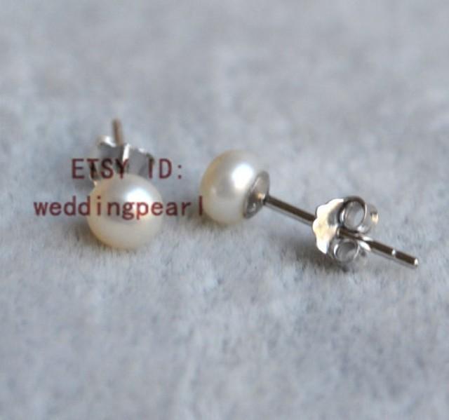 Pearl earrings kids Clearance