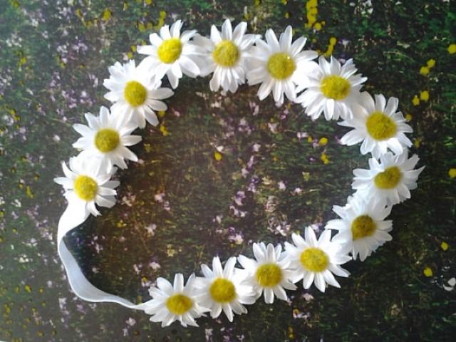 daisy baby headband