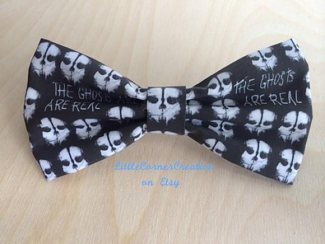Call Of Duty Ghosts Themed Mens Bow Tie.Bowtie For Men,Wedding Bow Tie