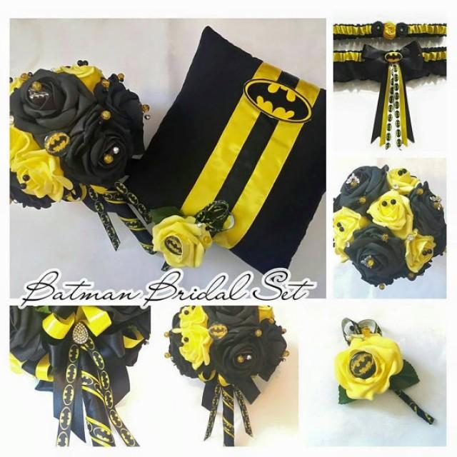 Accessories Batman Themed Brides Bouquet/Bridal Set 2317892 Weddbook