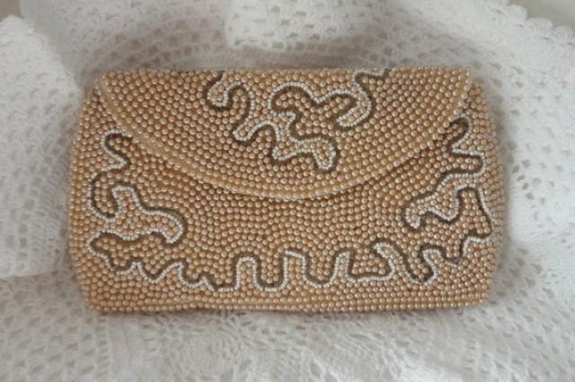 beaded envelope clutch