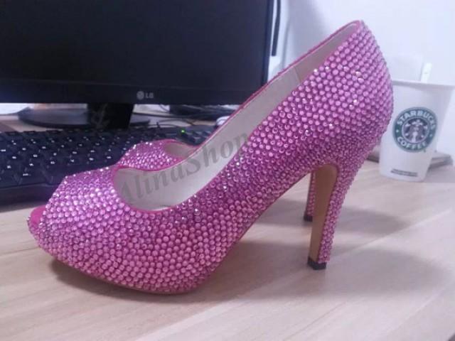hot pink heels for prom