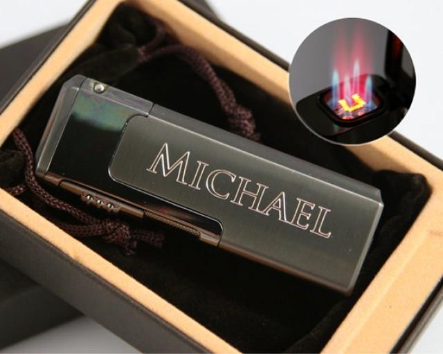 Groomsmen Gifts 8 PERSONALIZED Lighters Custom Engraved Lighters Cigar